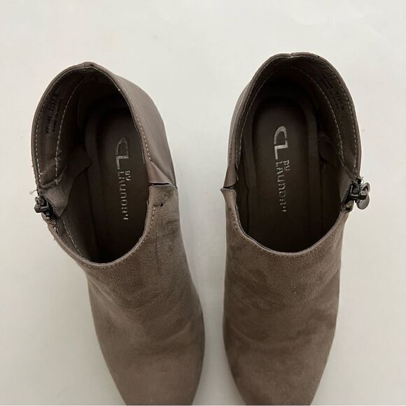 Chinese Laundry Brown Suede Ankle Edge Bootie Women’s Size 7 - Picture 7 of 10